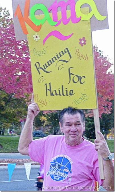 Boise Marathon Sign-Holder